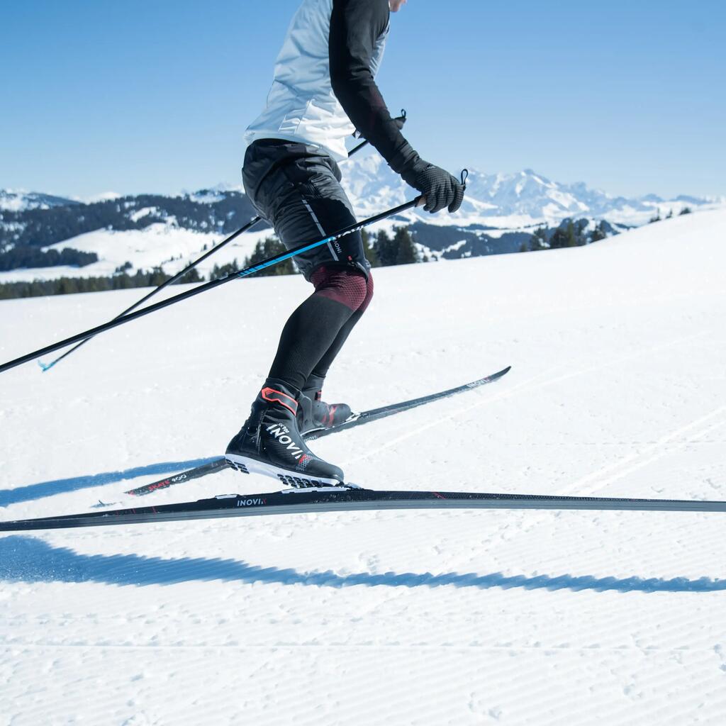 AD cross-country skis SOFT camber skating 900+Rottefella Xcelerator Pro bindings