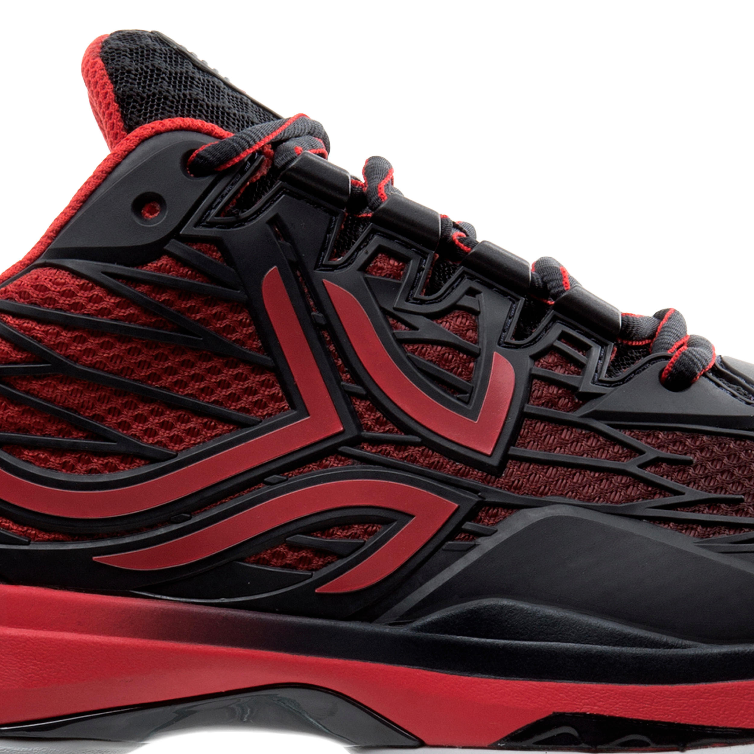 CHAUSSURES DE PADEL HOMME PS990 Noir rouge 12/26