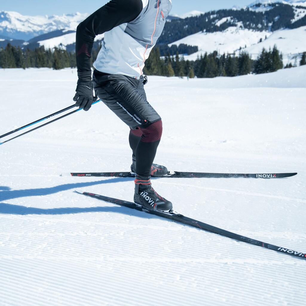 Men's Cross-Country Skiing Warm Shorts XC S SHORT 500 - Black