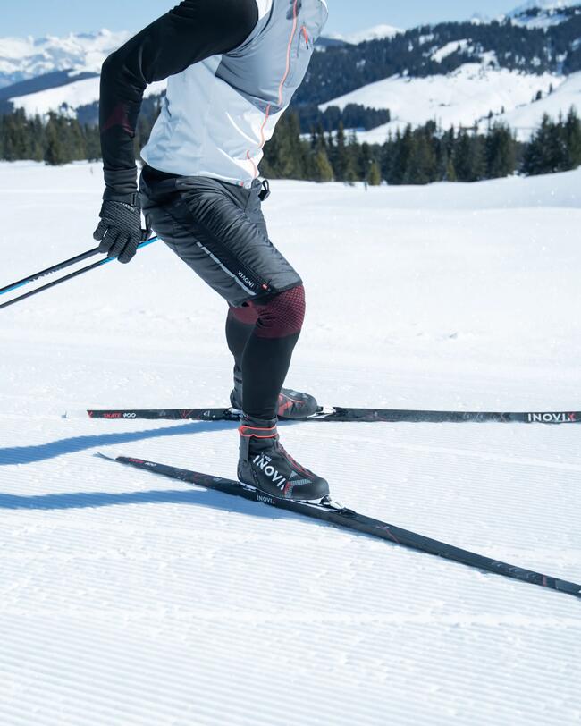 Thermoshort voor langlaufen heren XC S SHORT 500 - zwart