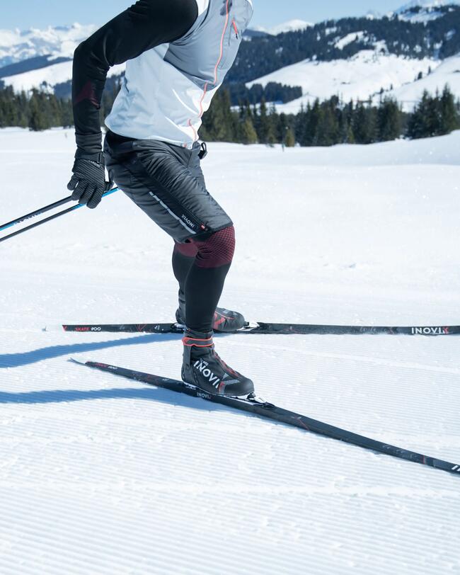 Thermoshort voor langlaufen heren XC S SHORT 500 - zwart