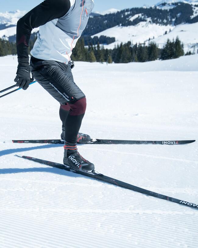 Calções de ski de fundo quentes Homem XC S SHORT 500 - Preto