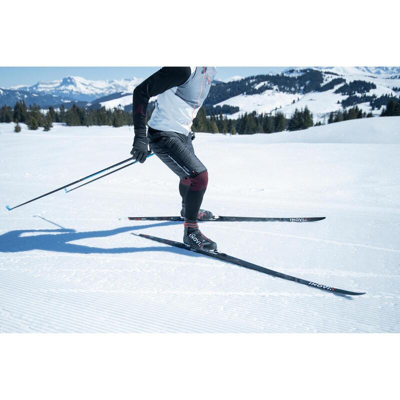 Short chaud de ski de fond noir XC S SHORT 500 - homme