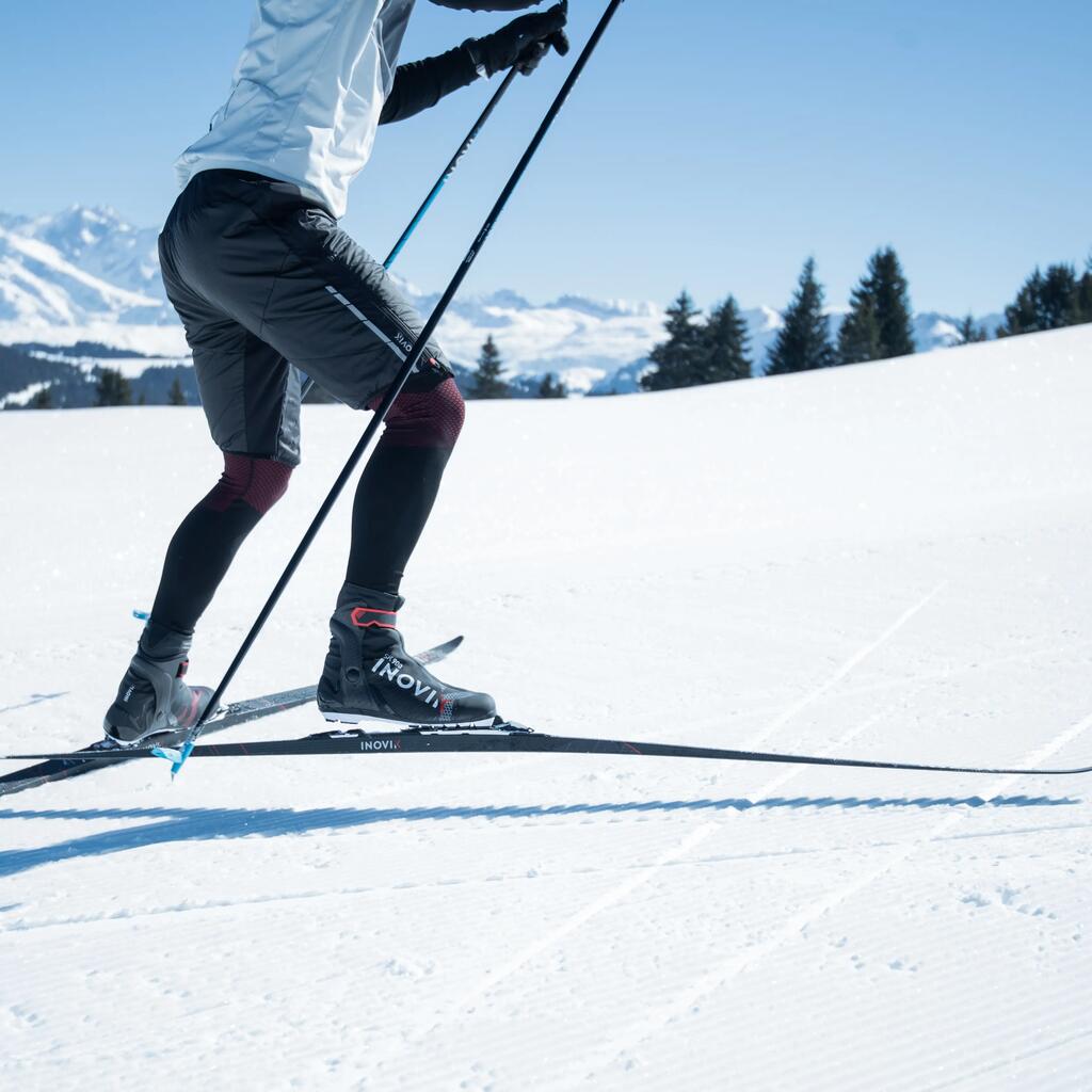 Men's Cross-Country Skiing Warm Shorts XC S SHORT 500 - Black