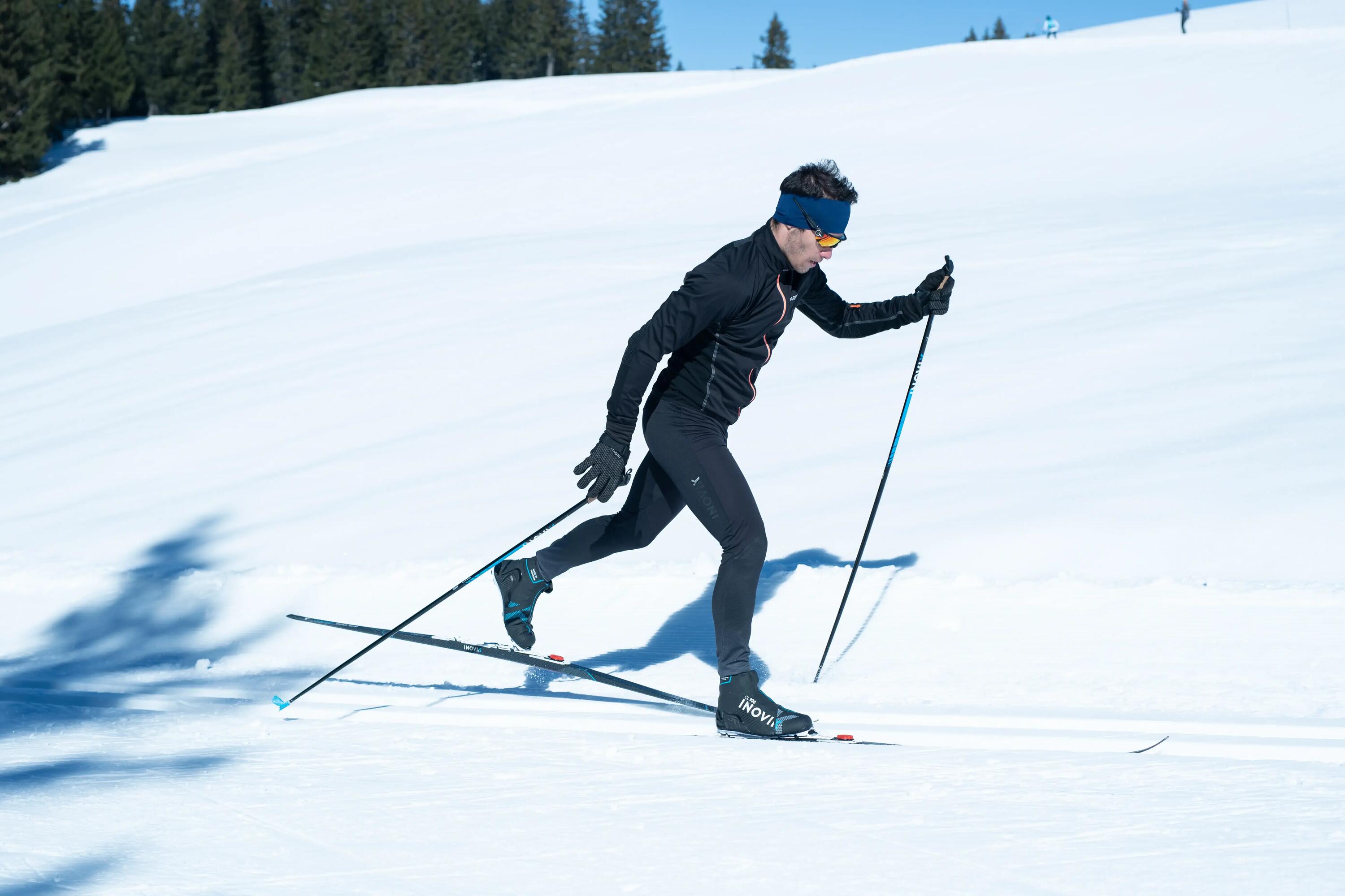Men's Cross-Country Skiing Tights XC S 500 - Black 8/8