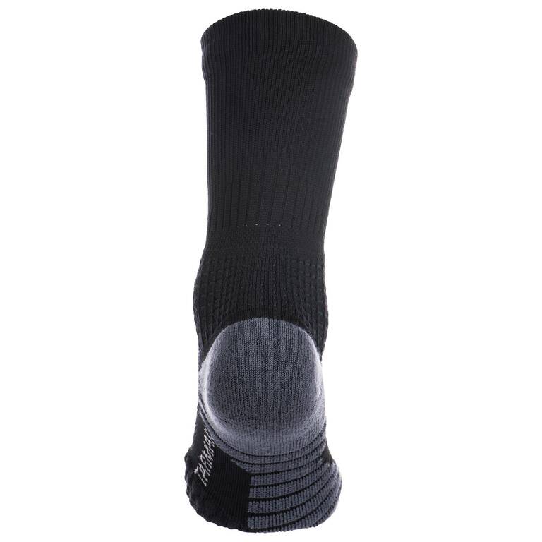 Men's/Women's Mid-Rise Basketball Socks SO900 - Black