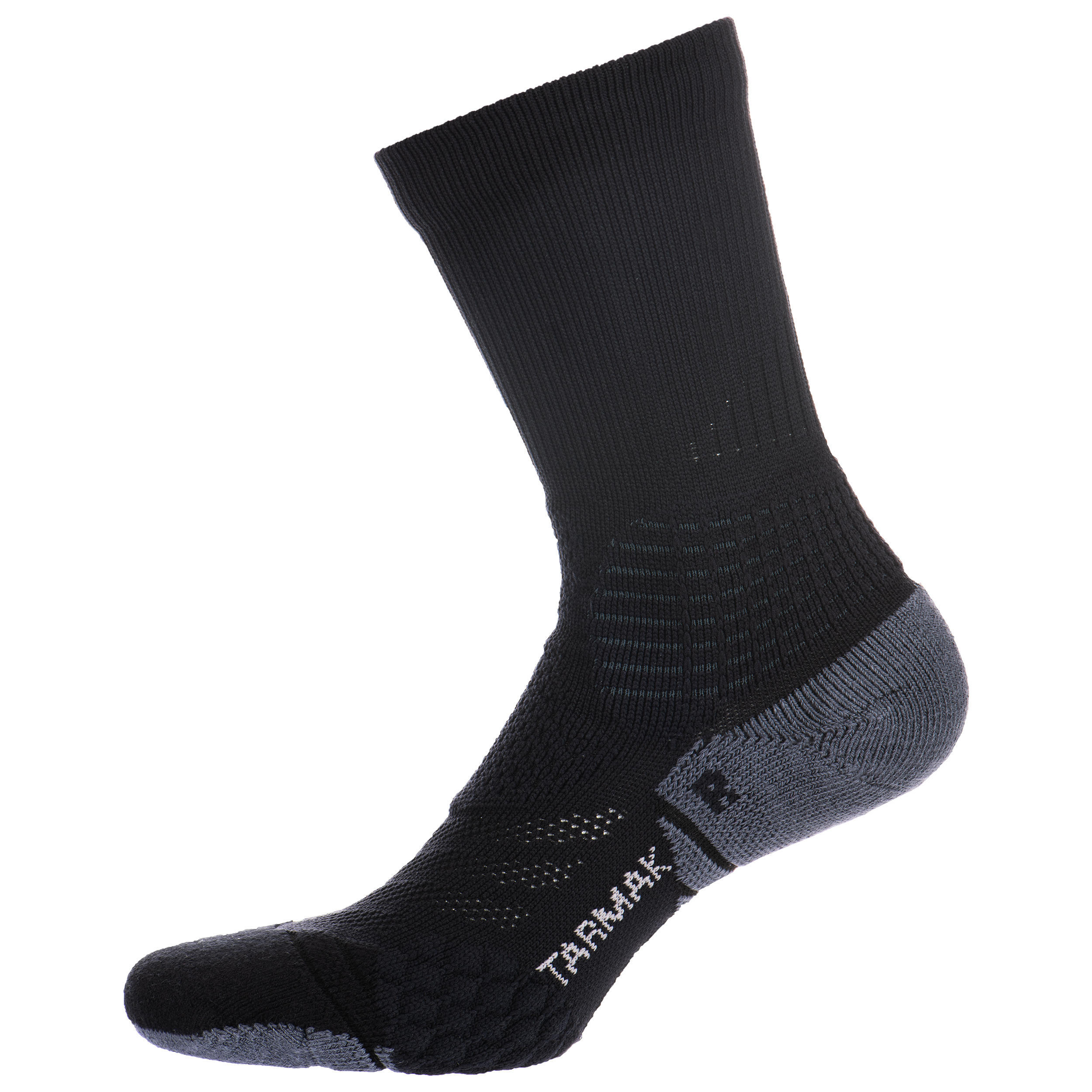 Men Basketball Socks Tarmak SO900 Mid x 2 - Black