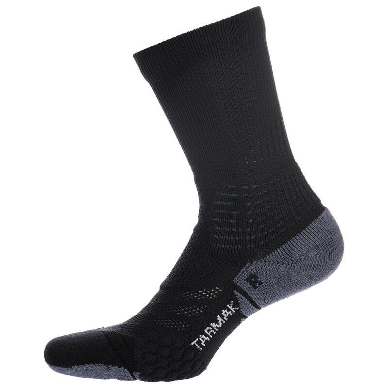 Calcetines Baloncesto Tarmak SO900 MID adulto negro