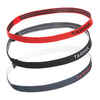 Súprava elastických čeleniek na basketbal pre dámy čierno-sivo-červená