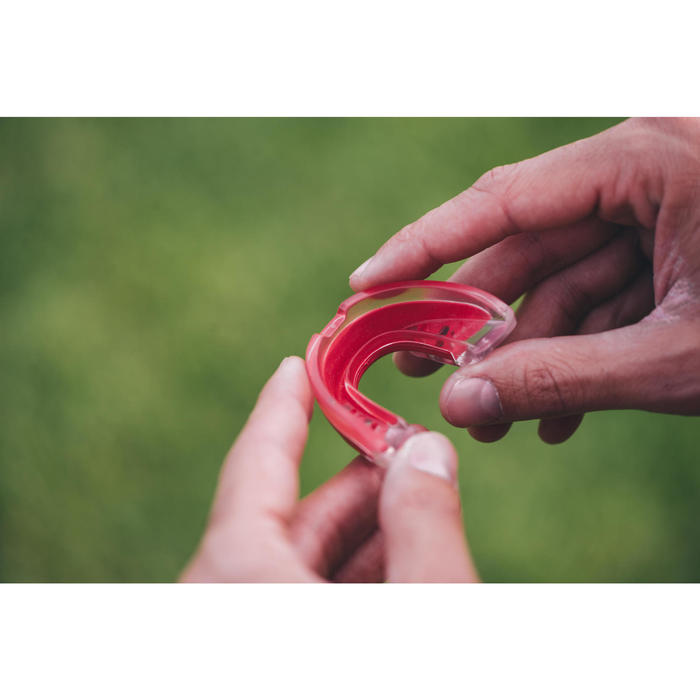Mouthguards Rugby Mouthguard R500 Size L (Players Over 1.70 m) Blue