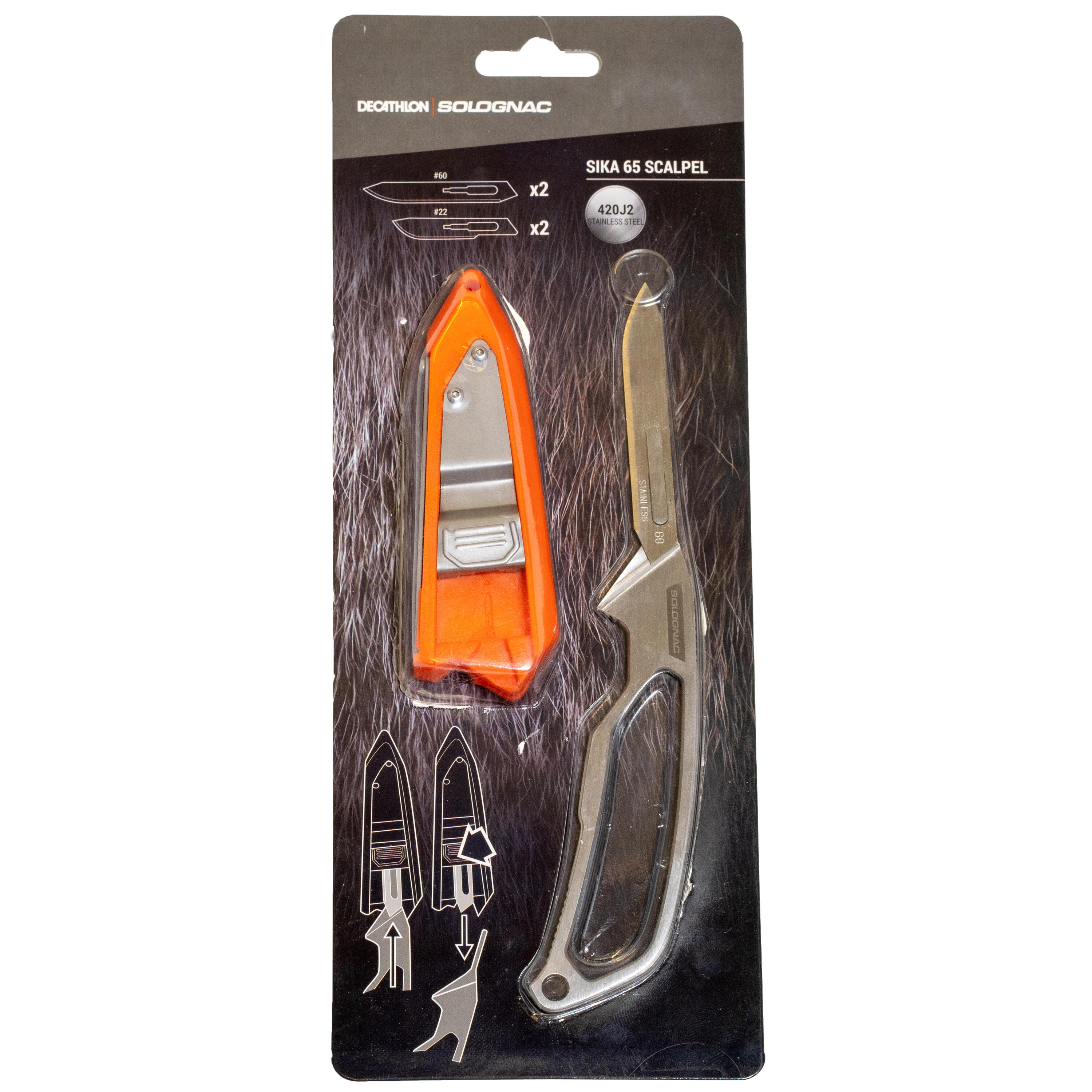 Jagdmesser 6,5 CM Skalpell Sika 65 5/13