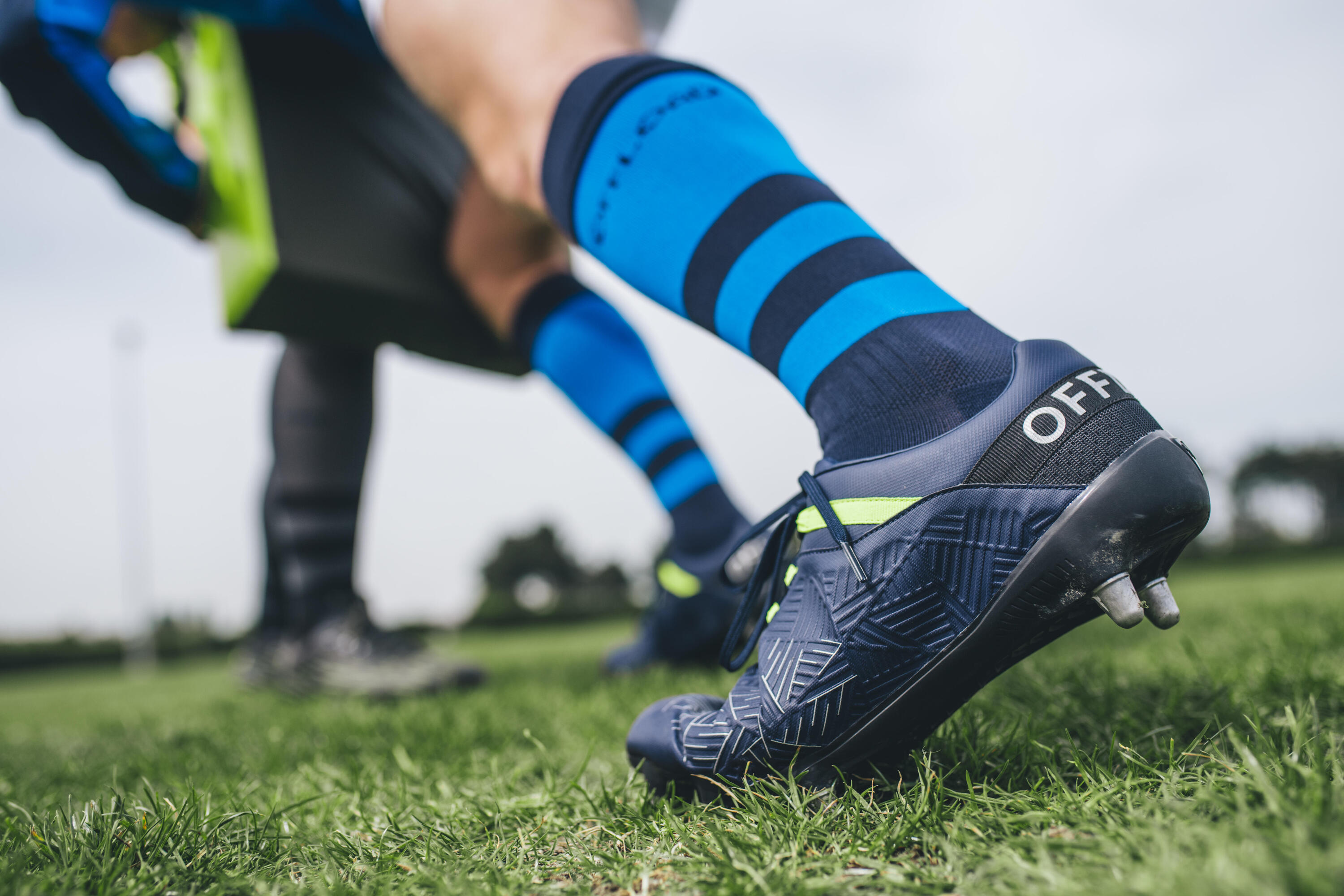 Buty do rugby na grząską nawierzchnię Density R500 SG 8 korków 10/10
