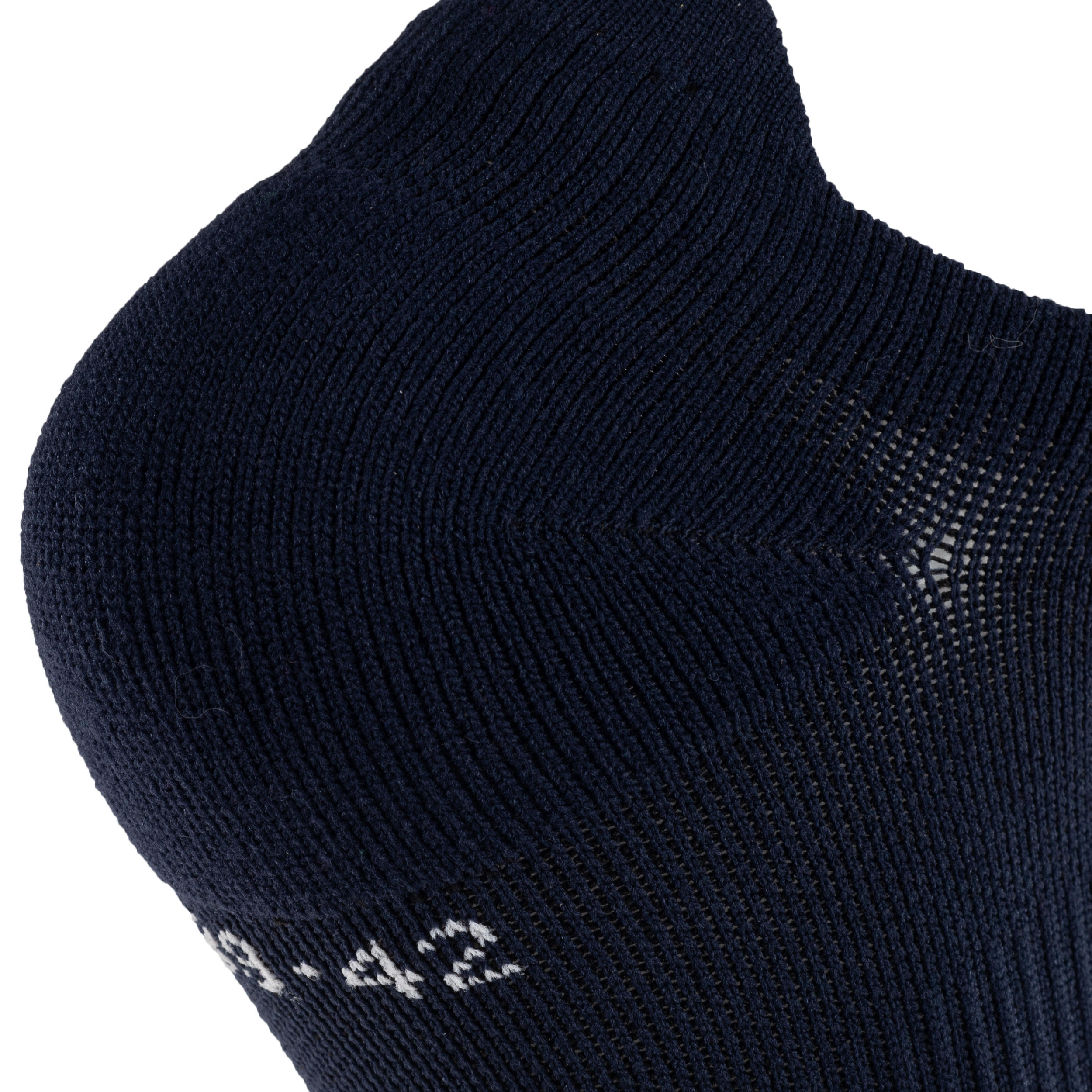 Invisible Fitness Cardio Training Socks Twin-Pack - Blue 5/5