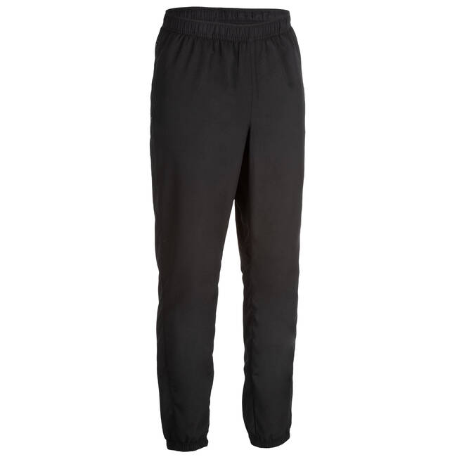 Buy Men Polyester Slim-Fit Gym Track Pants - Black Online