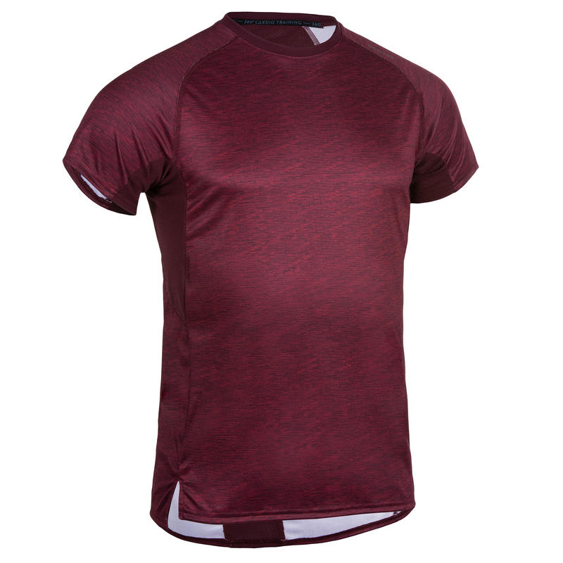 FTS 120 Fitness Cardio Training T-Shirt - Burgundy FTS 120 Fitness Cardio Training T-Shirt - Burgundy