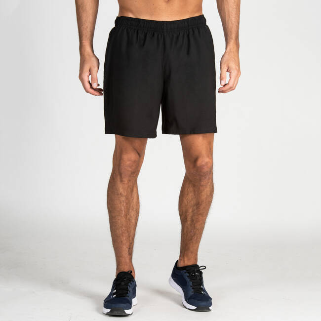 Buy Men Polyester Basic Gym Shorts - Black Online
