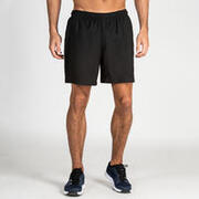 Men Gym Shorts Polyester FST 100 Black