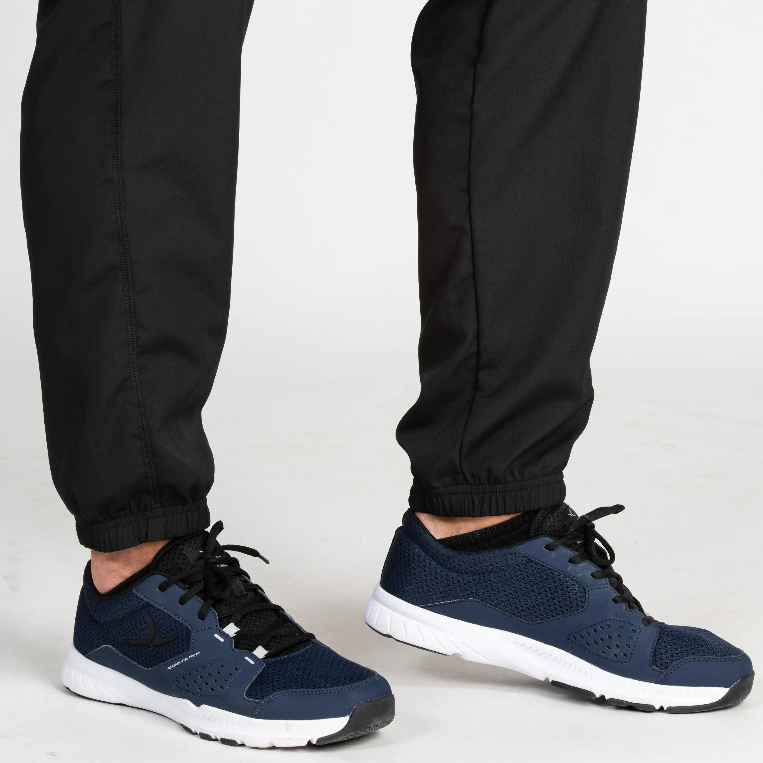 Men Gym Trackpants Slim Fit Jogger Style, Breathable, Quick Dry - Smoked Black -  4