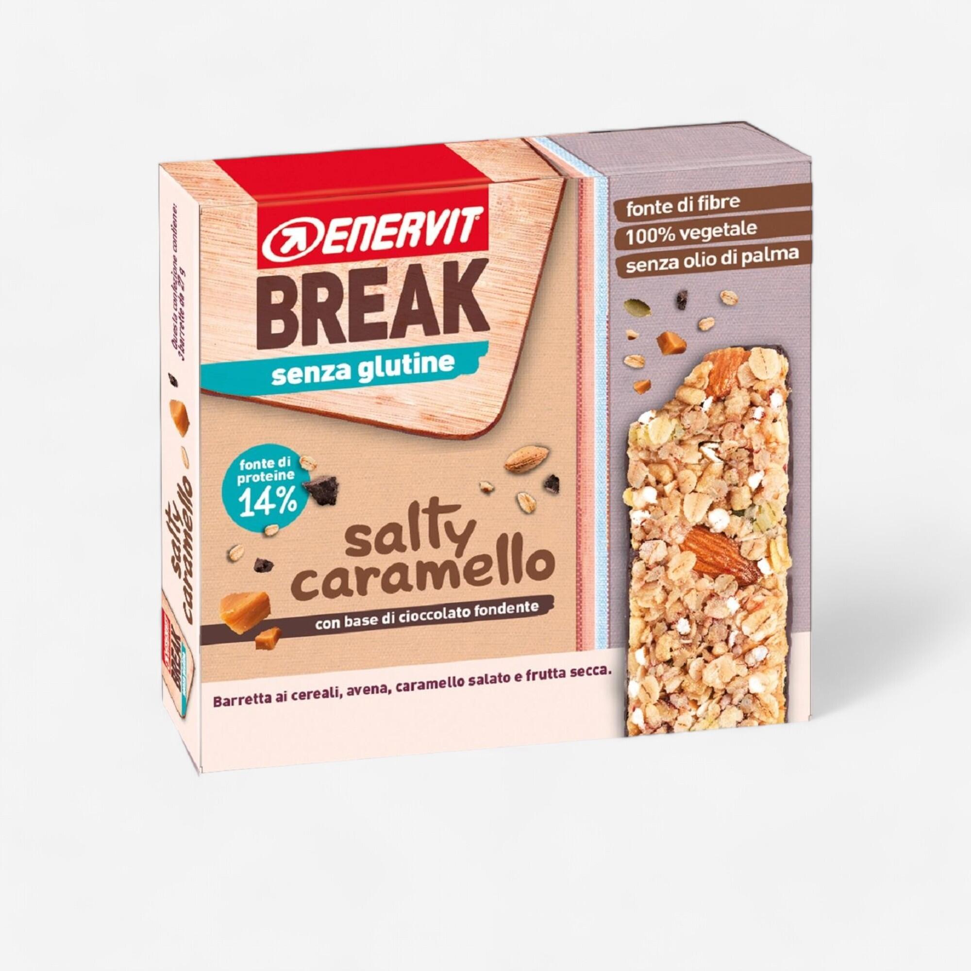 Decathlon | BARRETTA ENERGETICA ENERVIT BREAK SALTY CARAMEL GLUTEN FREE CONFEZIONE DA 3X27G |  Enervit
