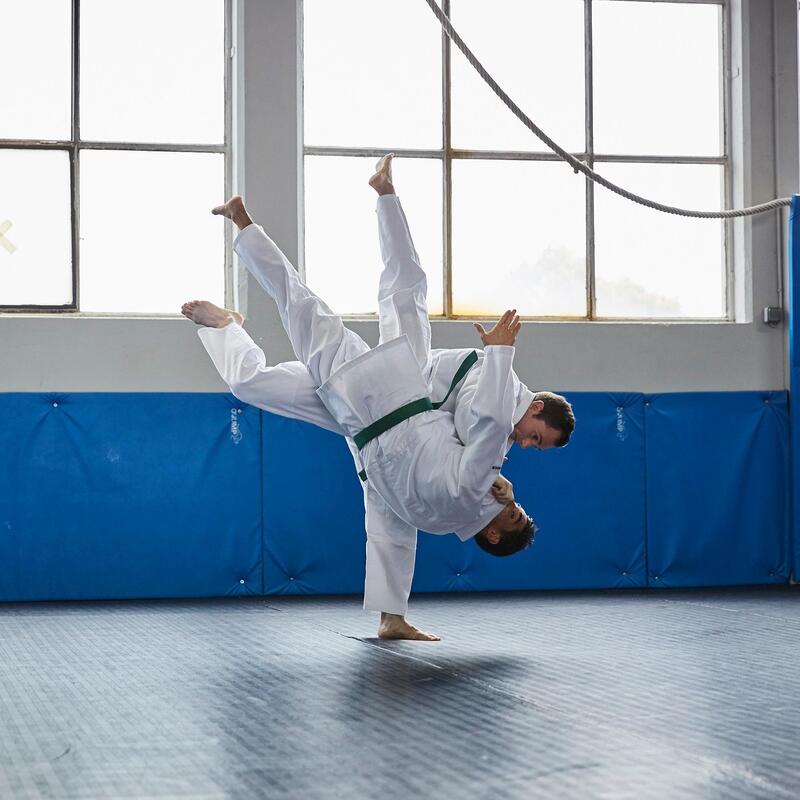 Judogi kimono judo y aikido adulto Outshock 500 blanco