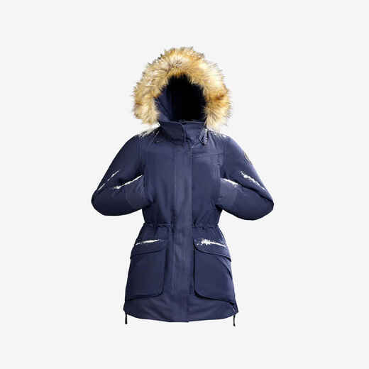 
      Moteriška ilga neperšlampama žieminė striukė „SH500 Ultra-Warm“, -20°C temperatūrai
  