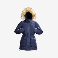 Women's Snow Hiking Jacket SH500 Ultra-Warm - Navy Blue