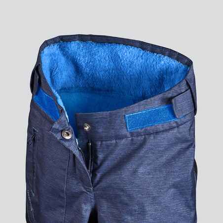 Pantalón de montaña y nieve Niños 2-6 años Quechua SH500 U-Warm azul