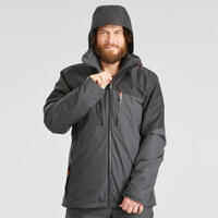 Men's 3-in-1 Waterproof Travel Trekking Jacket Travel 500 -10°C - Black