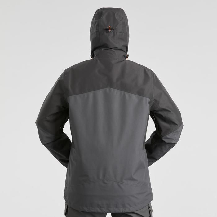 Trekking Jacket Rainwarm 500 3 In 1 Men S Black Forclaz Decathlon