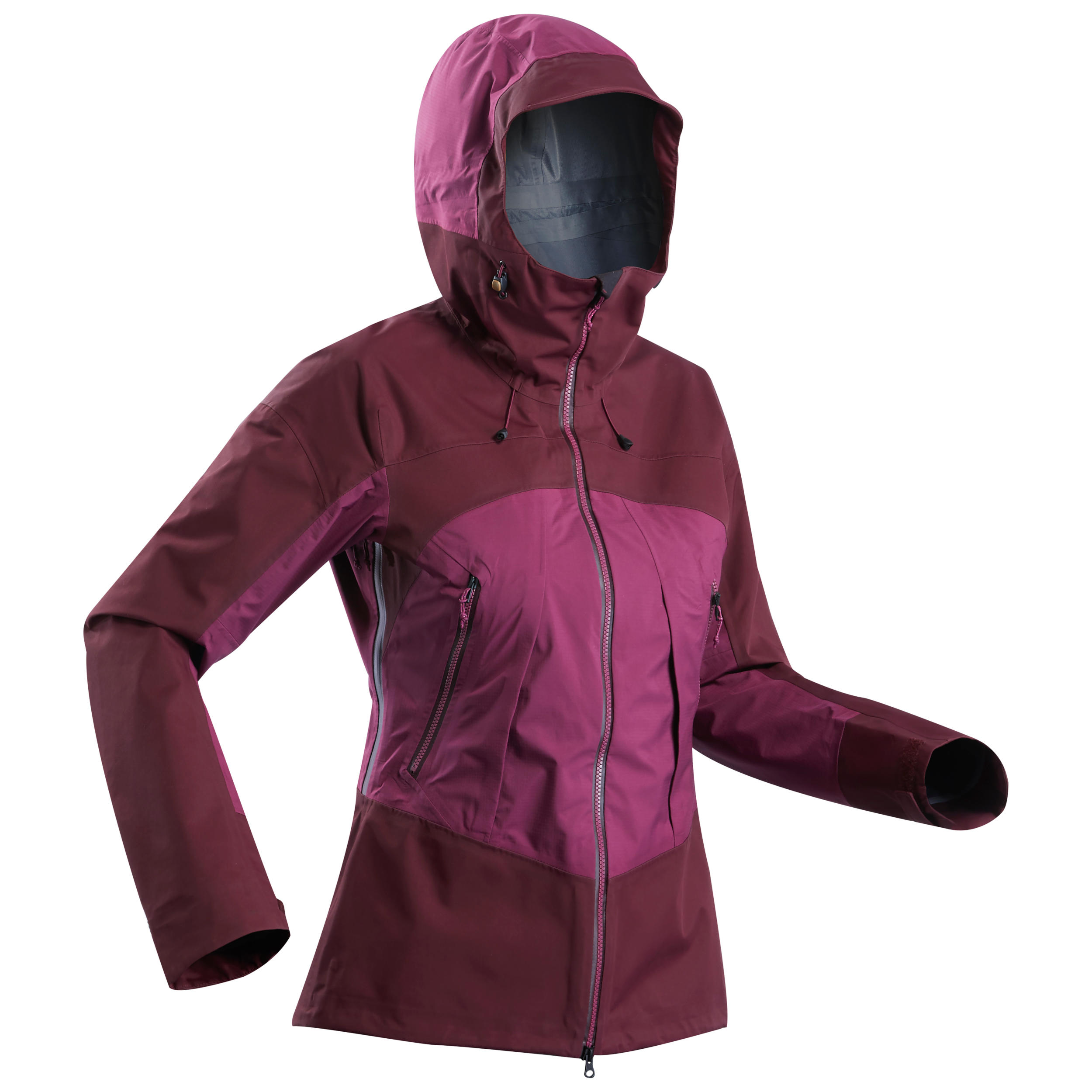 Jachetă Impermeabilă Trekking la Munte MT500 Mov Damă FORCLAZ Jachetă Impermeabilă Trekking la Munte MT500 Mov Damă FORCLAZ decathlon.ro