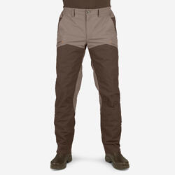 PANTALON CHASSE IMPERMÉABLE RENFORT MARRON 520
