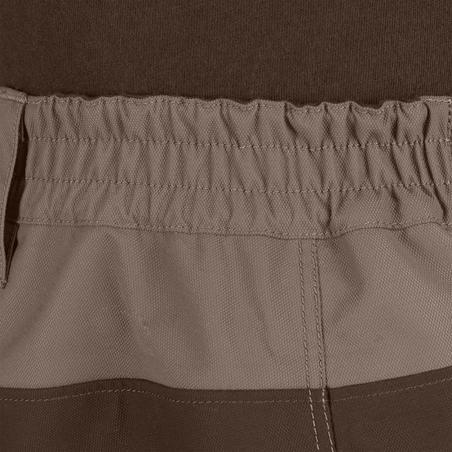 Braon vodootporne pantalone za lov RENFORT 520