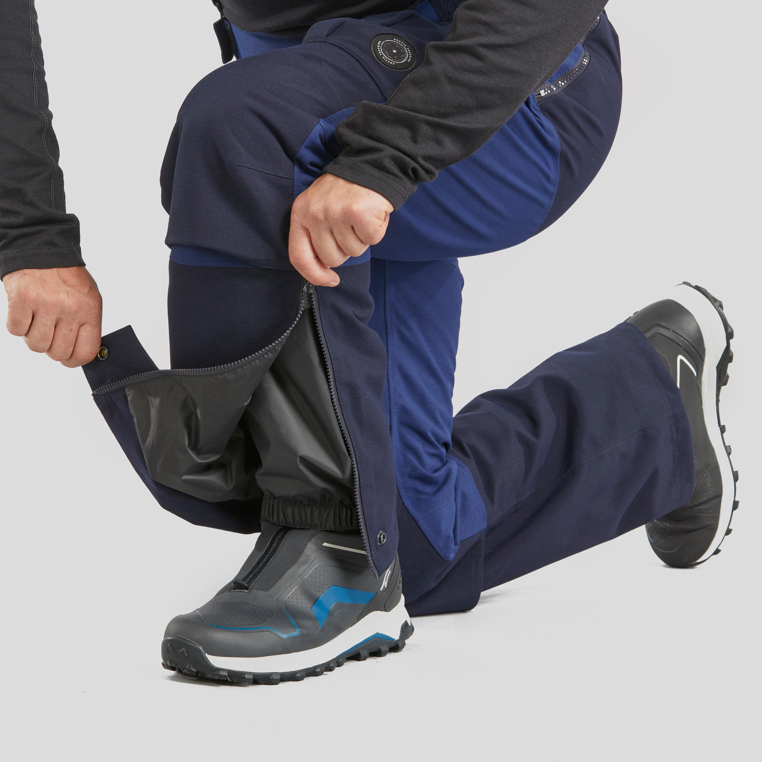 Pantalon de randonnée chaud et imperméable – Artic 900 - FORCLAZ