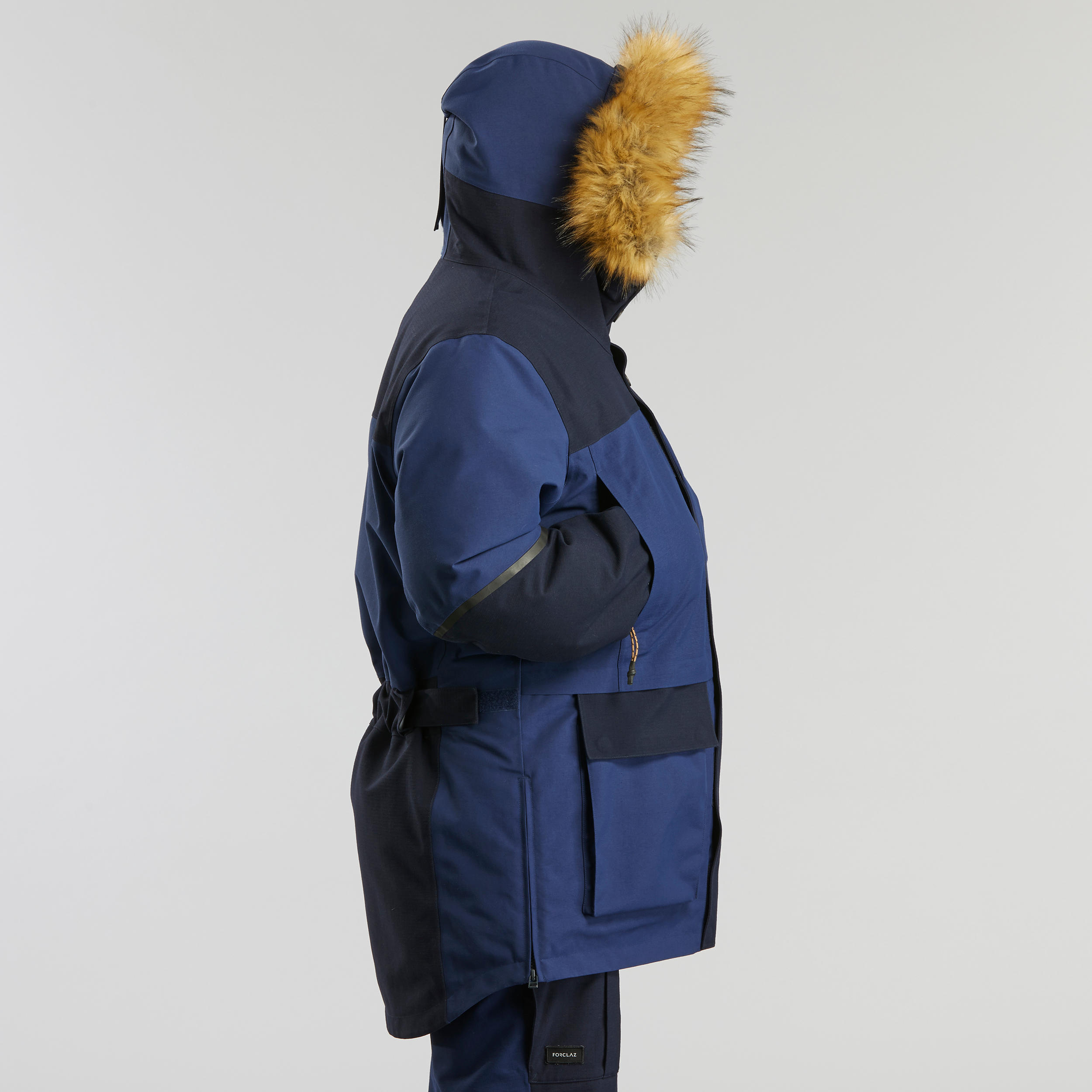 Waterproof extra-warm Arctic 900 trekking parka jacket Blue 3/28