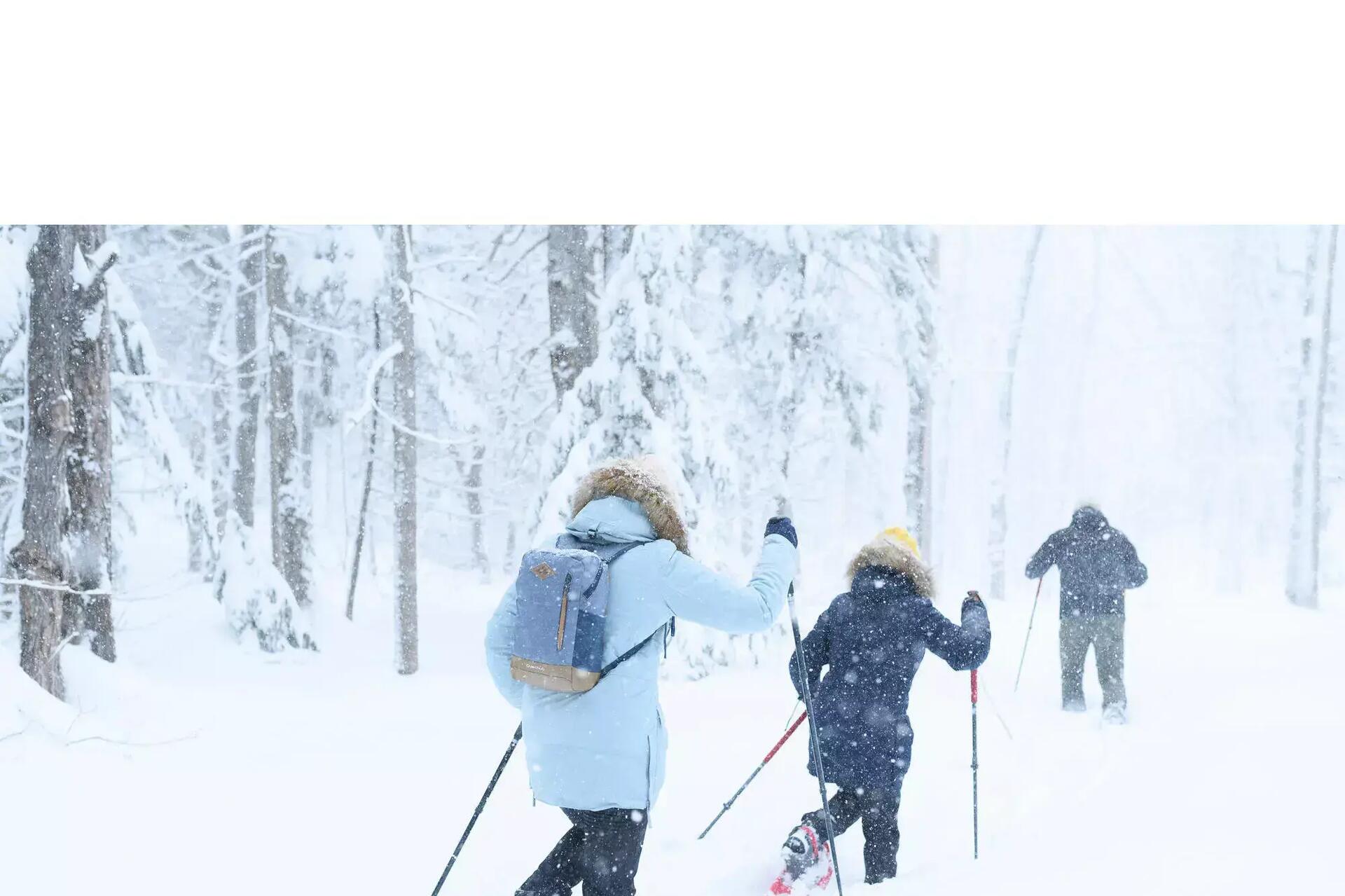 Alegerea echipamentului pentru drumeție cu rachete de zăpadă - titlu