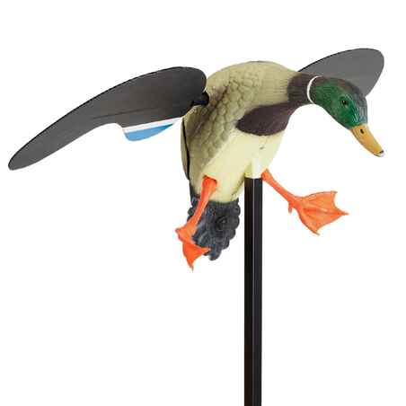 ELECTRIC MALLARD CALLER WITH ROTATING WINGS