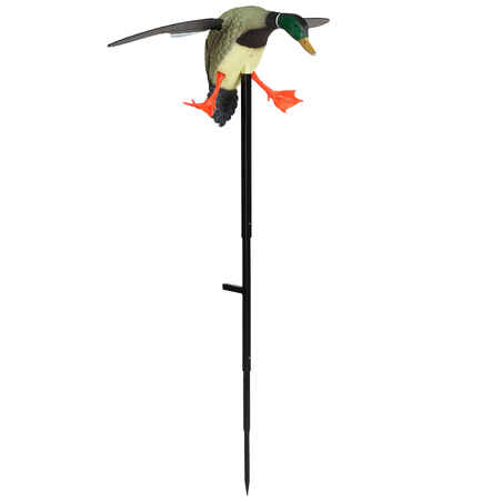 ELECTRIC MALLARD CALLER WITH ROTATING WINGS