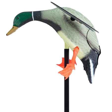 ELECTRIC MALLARD CALLER WITH ROTATING WINGS