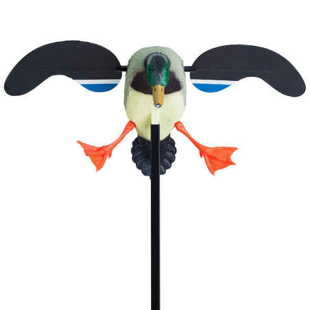 ELECTRIC MALLARD CALLER WITH ROTATING WINGS