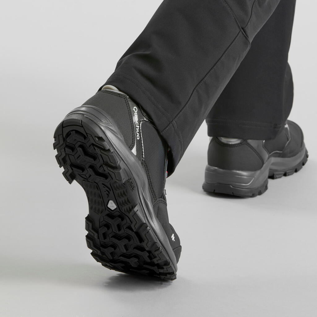 Botas de senderismo cálidas impermeables - SH500 mountain MID - Mujer 