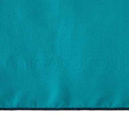 Swimming Microfibre Towel Size S 39 x 55 cm - Blue