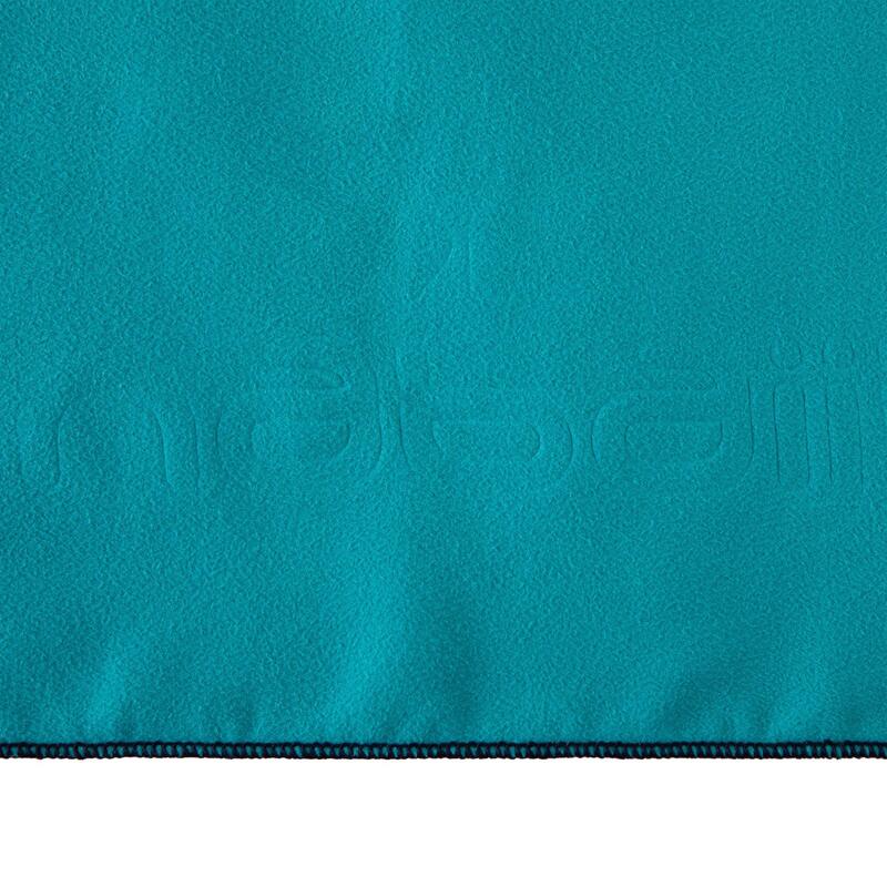 Microvezel handdoek blauw maat S 39 x 55 cm
