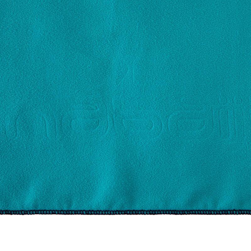 Serviette De Bain Microfibre Bleu Taille S 39 x 55 cm