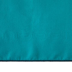 Swimming Microfibre Towel Size S 39 x 55 cm - Blue