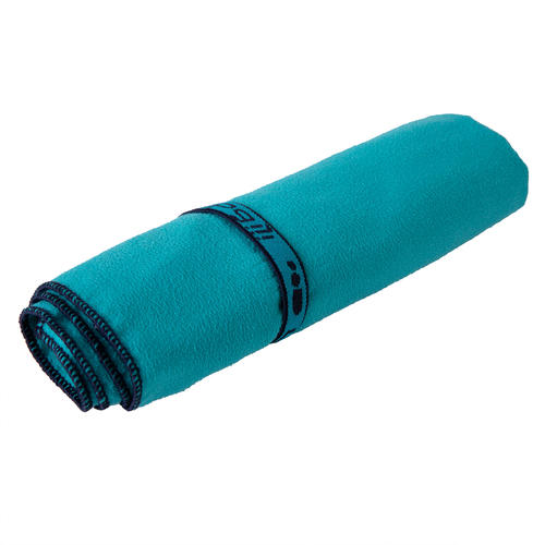 Serviette De Bain Microfibre Bleu Taille S 42 X 55 Cm Pour Les Clubs Et Collectivites Decathlon Pro