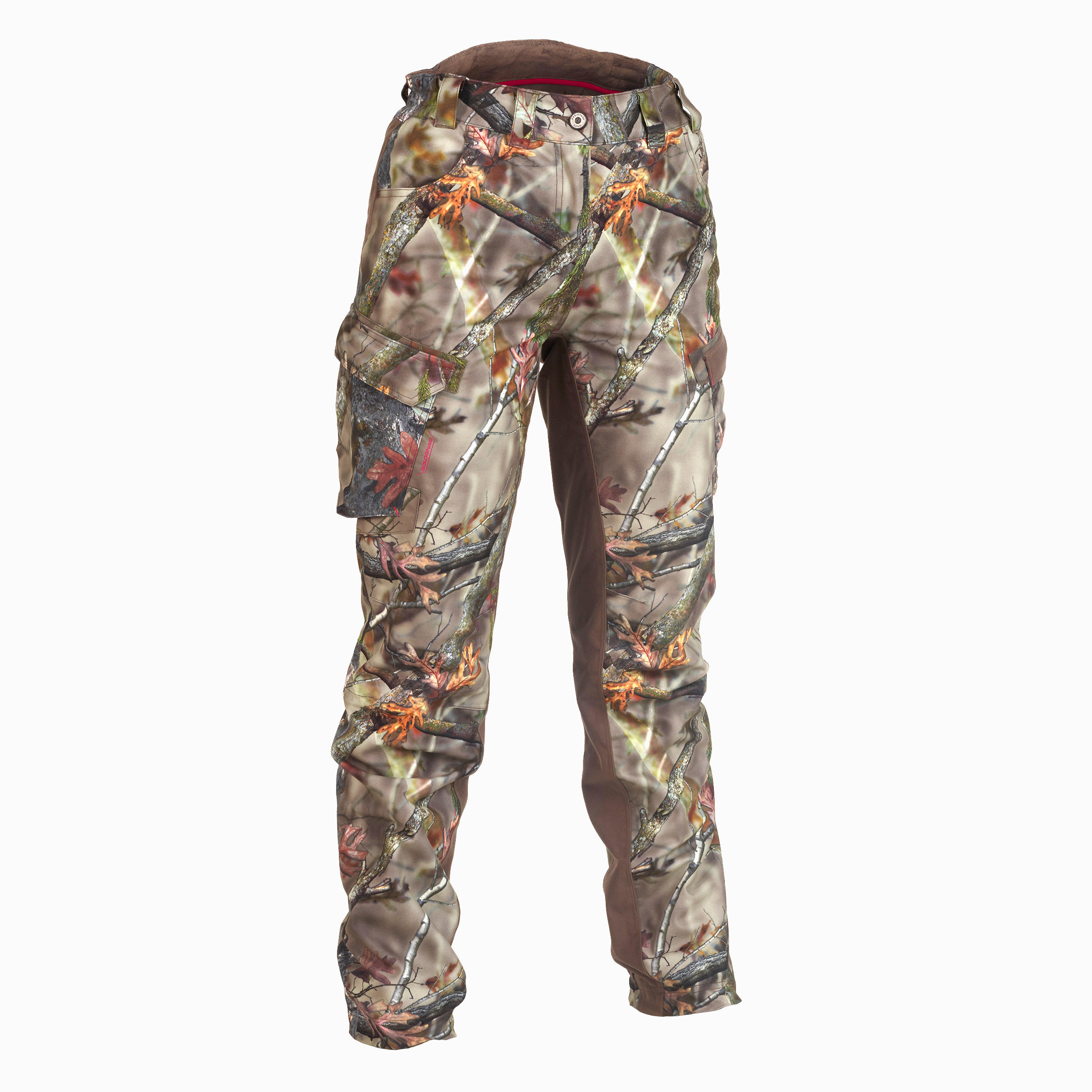Pantalon Caza Solognac 500 Mujer Impermeable Calido Camuflaje Marron  SOLOGNAC | Decathlon