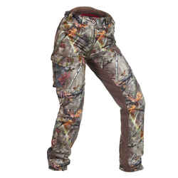 500 Women's Warm Waterproof Hunting Trousers - Camo