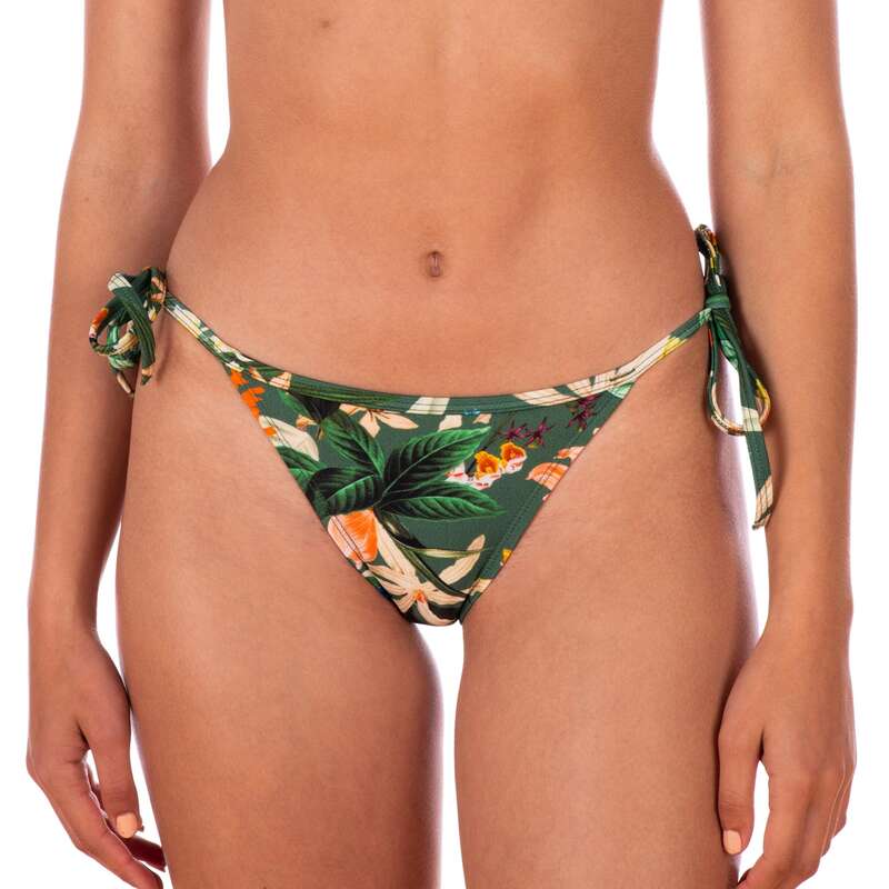Cueca Bikini modelo Brasil Lacinho Verde Tropical À venda na decathlon.pt