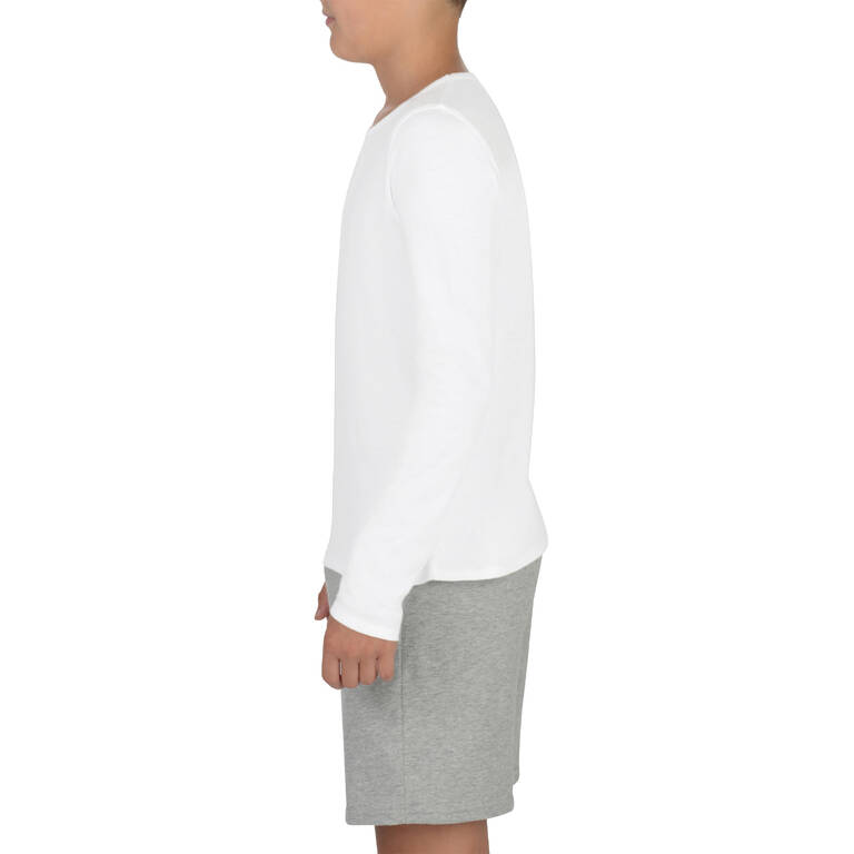 Kids' Basic Cotton T-Shirt - White