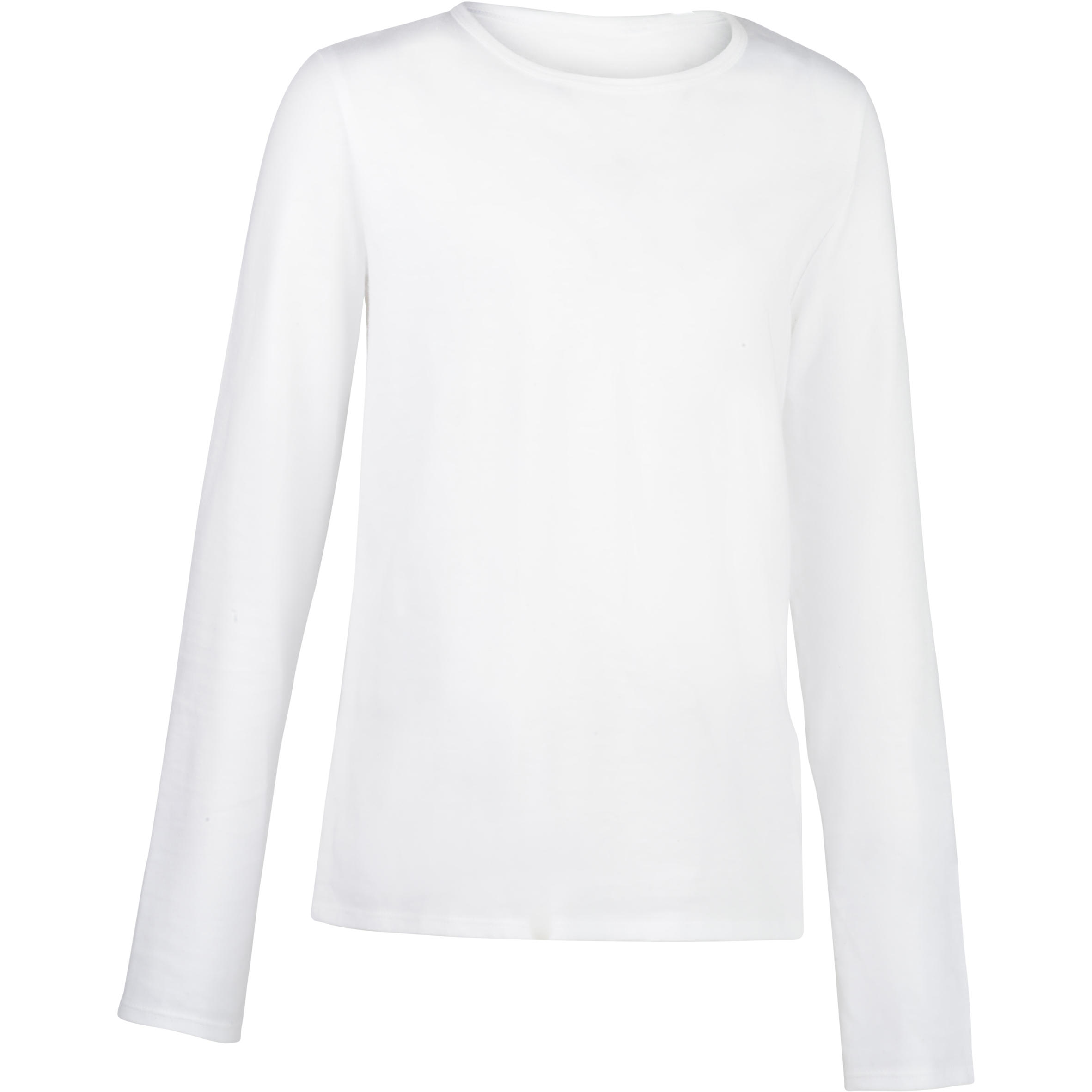 t shirt bianca decathlon